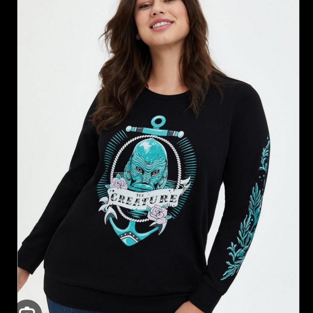Torrid Universal Monster Creature Pullover